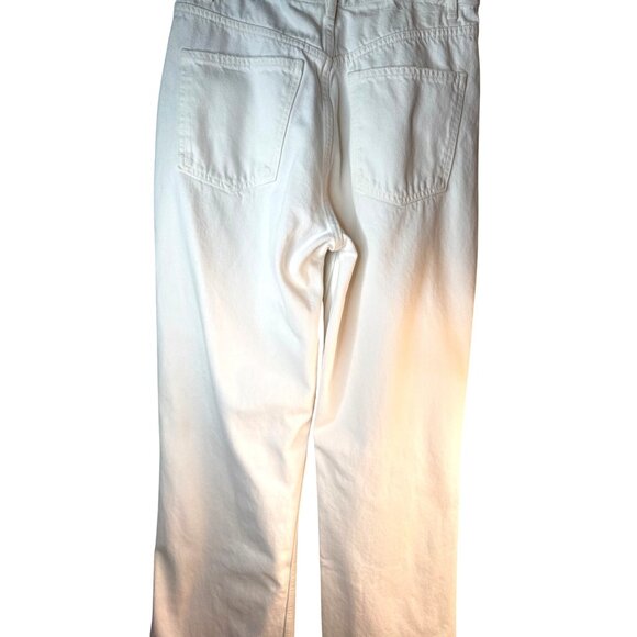 2/$30 ZARA Womens Size 8 Distressed White Jeans - Picture 11 of 15